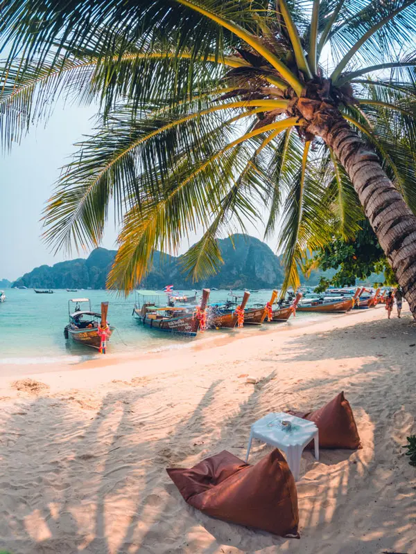 longtail-boat-on-the-beach-on-the-island-tourist